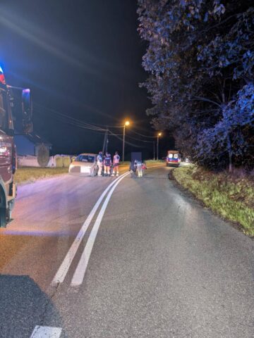 Wypadek Pyskowice DK40 Wypadek Pyskowice DK40