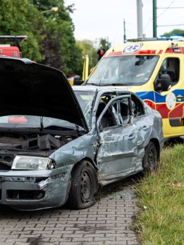 Wypadek Chorzów, Parkowa/Katowicka Wypadek Chorzów, Parkowa/Katowicka