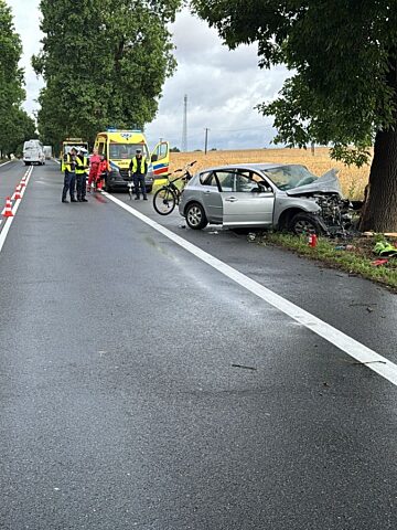 Wypadek DK43 powiat kłobucki Wypadek DK43 powiat kłobucki