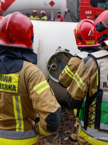 Wypadek na DW 908, Piasek Wypadek na DW 908, Piasek