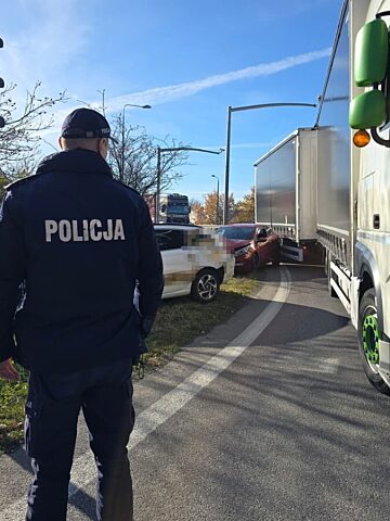 Zderzenie na DK1 w Pszczynie Zderzenie na DK1 w Pszczynie