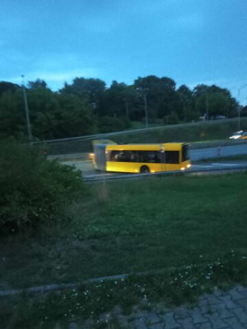 Autobus na DTŚ w Chorzowie Autobus na DTŚ w Chorzowie