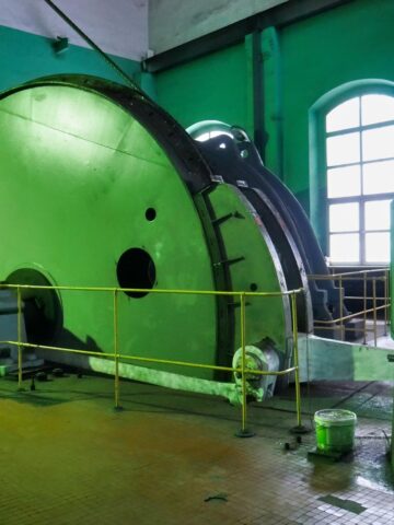 Jedna z maszynowni szybu Krakus Jedna z maszynowni szybu Krakus