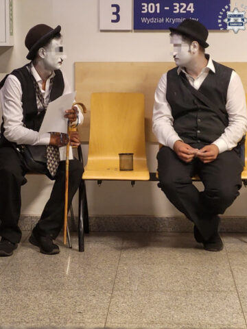 "Nawet cisza może być podejrzana" - Policjanci z Zawiercia zatrzymali mima "Nawet cisza może być podejrzana" - Policjanci z Zawiercia zatrzymali mima