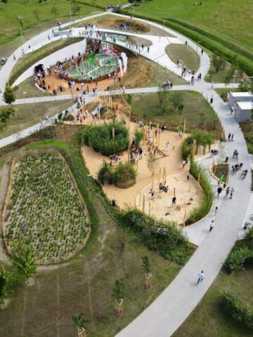 Wodny plac zabaw, Tychy Park Jaworek Wodny plac zabaw, Tychy Park Jaworek