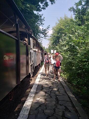 Wąskotorówka w Tarnowskich Górach Wąskotorówka w Tarnowskich Górach