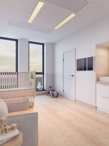 Wizualizacja szpital Gliwice Wizualizacja szpital Gliwice