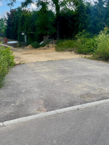 Przykładowy zjazd przy ul. Węglowej Przykładowy zjazd przy ul. Węglowej