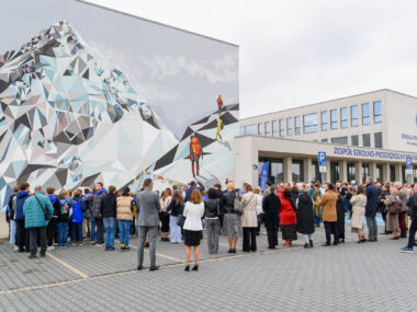 Na Śląsku powstał mural polskich himalaistów Otwarcie muralu himalaistów polskich