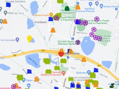 Ile kosztował chodnik w Świętochłowicach? Sprawdź na mapie! Swietochlowice mapa inwestycji