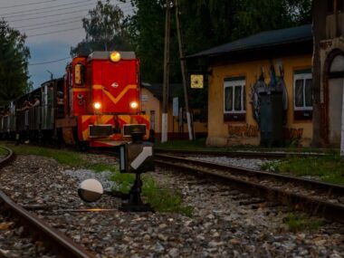 Wąskotorówka już kursuje do Miasteczka Śląskiego Waskotor nocny