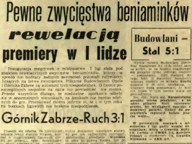 Górnik – Ruch 70 lat temu. Pierwsze Wielkie Derby Śląska Gornik Zabrze Ruch