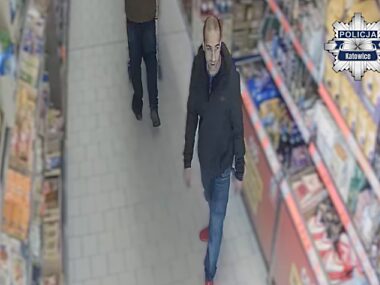 Katowicka policja szuka amatora kawy. Podejrzany mężczyzna Podejrzany kradziez Katowice