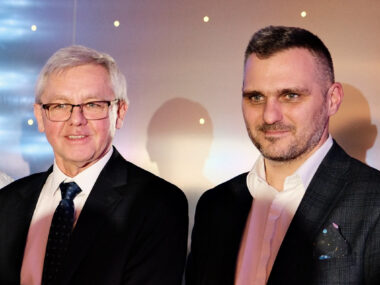 Nowy dyrektor Planetarium Śląskiego Stefan Janta i Damian Jabłeka