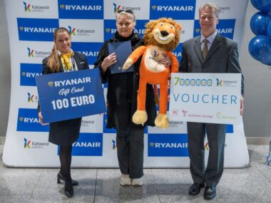 Rekord wszech czasów w Katowice Airport! 7 mln pasażerów 7 milionowy pasażer Katowice Airport