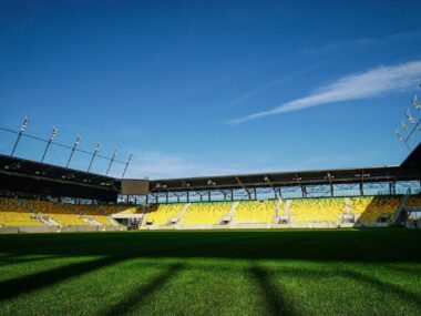 GKS Katowice przegrywa z Widzewem Łódź w PKO BP Ekstraklasie Arena Katowice nowy stadion 01