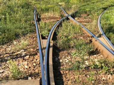 Za 2,5 roku nowe tory w Będzinie. Dąbrowa, Czeladź – później Będzin – „Nerka”. Torowisko tramwajowe. 13 sierpnia 2025.