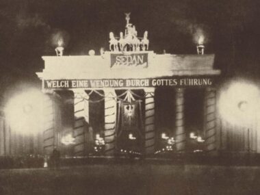 Na Śląsku też fajrowali Sedantag Brama Brandenburska w Berlinie w Sedantag