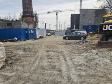 Czeladź Powstanie nowa ulica. W praktyce, bo w teorii jest Czeladź-Zarzecze. Ulica Alfreda Biedermanna. Fragment do budowy – stan obecny. Kwiecień 2026