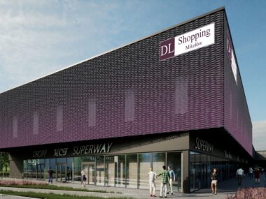 Dwa nowe parki handlowe w sąsiedztwie Katowic DL Shopping Mikołów wizualizacja