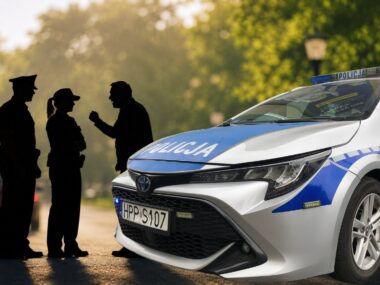Krewki, pijany kierowca-senior groził policjantom śmiercią Dąbrowa Górnicza. Pijany senior za kierownicą. 5 zakazów prowadzenia pojazdów i groźby karalne. Ilustracja poglądowa. 27 maja 2026