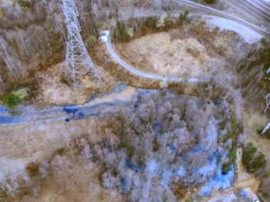 Dąbrowa Górnicza-Strzemieszyce. Odpływ do potoku Rakówka. Kwiecień 2026 Dąbrowa Górnicza-Strzemieszyce. Odpływ do potoku Rakówka. Kwiecień 2026