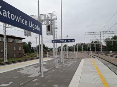 Zmiany dla pieszych w rejonie dworca PKP Ligota w Katowicach Dworzec PKP Ligota Katowice