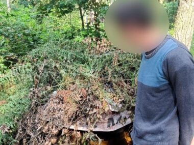 Koczownik w Lesie Murckowskim. 45-latek ukrywał się Koczownik, Las Murckowski