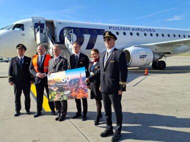 60 lat temu wystartował pierwszy rejs LOT-u z Pyrzowic Lotnisko Pyrzowice LOT 60 lecie lotu