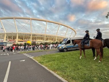 Wyjątkowo spokojny mecz Polska-Finlandia na Stadionie Śl. Mecz Polska Finlandia Stadion Śląski. Chorzów