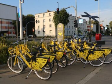 Metrorower dojechał do Piekar Śląskich Metrorowery w Piekarach Śląskich