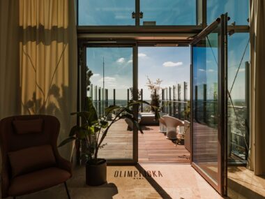 Taras widokowy na 36. piętrze wieży już gotowy Olimpijska B Sky Bar mid 06