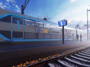 Nowe piętrowe pociągi dla PKP Intercity wyprodukuje Alstom PKP Intercity wizualizacja pietrowe pociagi