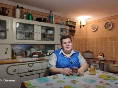 Pan Babcia, czyli 23-letni Michał Froehlich z Rybnika Pan Babcia