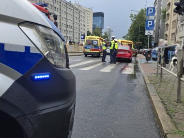 Śmiertelne potrącenie kobiety w Katowicach Potracenie pieszej aleja Korfantego Katowice