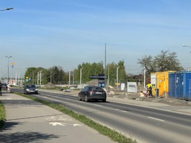Dąbrowa Górnicza: zamknięty odcinek alei Poniatowskiego Rozpoczęła się budowa połączenia ulicy Kolejowej z aleją Zagłębia Dąbrowskiego