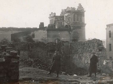 Jak Niemcy "przewietrzali" zagłębiowskie miasta Ruiny dawnej synagogi bedzin