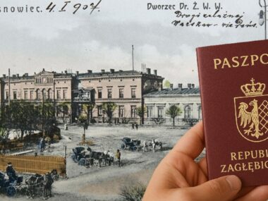 Paszport do Sosnowca ma 120 lat? O Republice Zagłębiowskiej Sosnowiec. Dworzec Kolejowy Warszawski. Początek XX wieku.