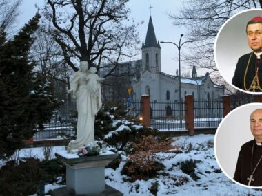 Biskupi Śmigielski i Kaszak tuszowali przestępstwa seksualne Sosnowiec. Kuria Diecezjalna. Biskupi: zmarły Adam Śmigielski i senior Grzegorz Kaszak. 17 lutego 2026