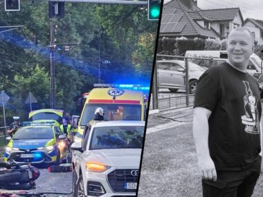 Sosnowiec-Niwka. Wypadek z udziałem motocykla i samochodu przy ulicy Wojska Polskiego. 26 czerwca 2026; zmarły Krzysztof Król