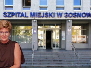 Niezastąpiona prezeska z Sosnowca. Zawiesiła firmę, ale nie Sosnowiec-Ostra Górka. Sosnowiecki Szpital Miejski przy ul. Emila Zegadłowicza. Katarzyna Muszak