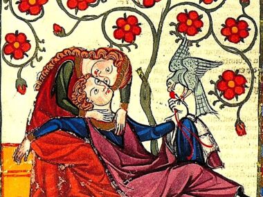 Śląski seks w średniowieczu. O co wypytywał spowiednik? Średniowieczni kochankowie wg ryciny w "Codex Manesse"