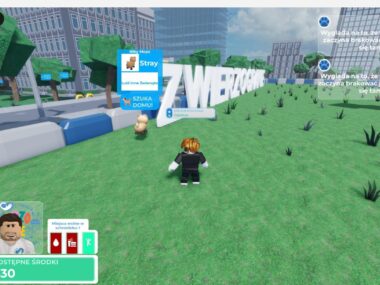 Fundacja Łukasza Litewki stworzyła grę edukacyjną w Robloxie Świat Zwierzogrania w Robloxie- kadr z gry