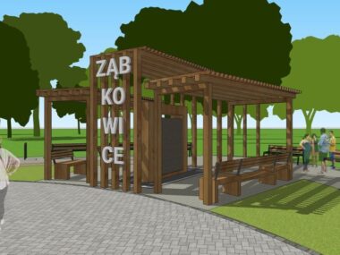 Dąbrowa Górnicza: w Ząbkowicach będzie tężnia. Wizualizacje Tężnia w Ząbkowicach