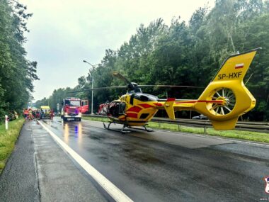 Tragiczny wypadek w Katowicach, Giszowiec, DK86, godz. 15 Tragiczny wypadek w Katowicach, Giszowiec, DK86, godz. 15
