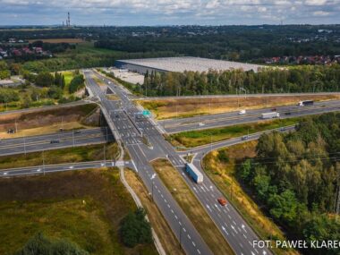 Remont wiaduktów nad A4 przy węźle autostradowym przesądzony Węzeł Zabrze Południe na autostradzie A5