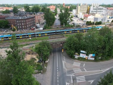 Jeden wiadukt otwarty, kolejny idzie do remontu Wiadukt Lwowska Katowice