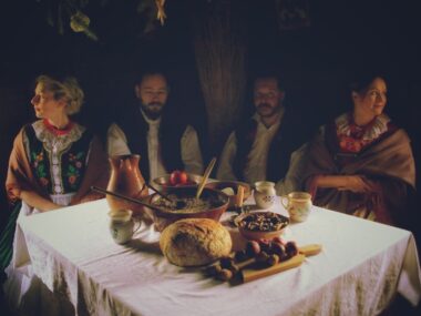 Na śląskiej wieczerzy wigilijnej nie było pierogów Wilijo skansen