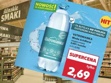 Ustronianka drwi z systemu (kaucyjnego) Woda Kaufland