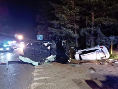 Tragiczny wypadek drogowy. Śmiertelne zderzenie na DW907 Wypadek w Bruśku
